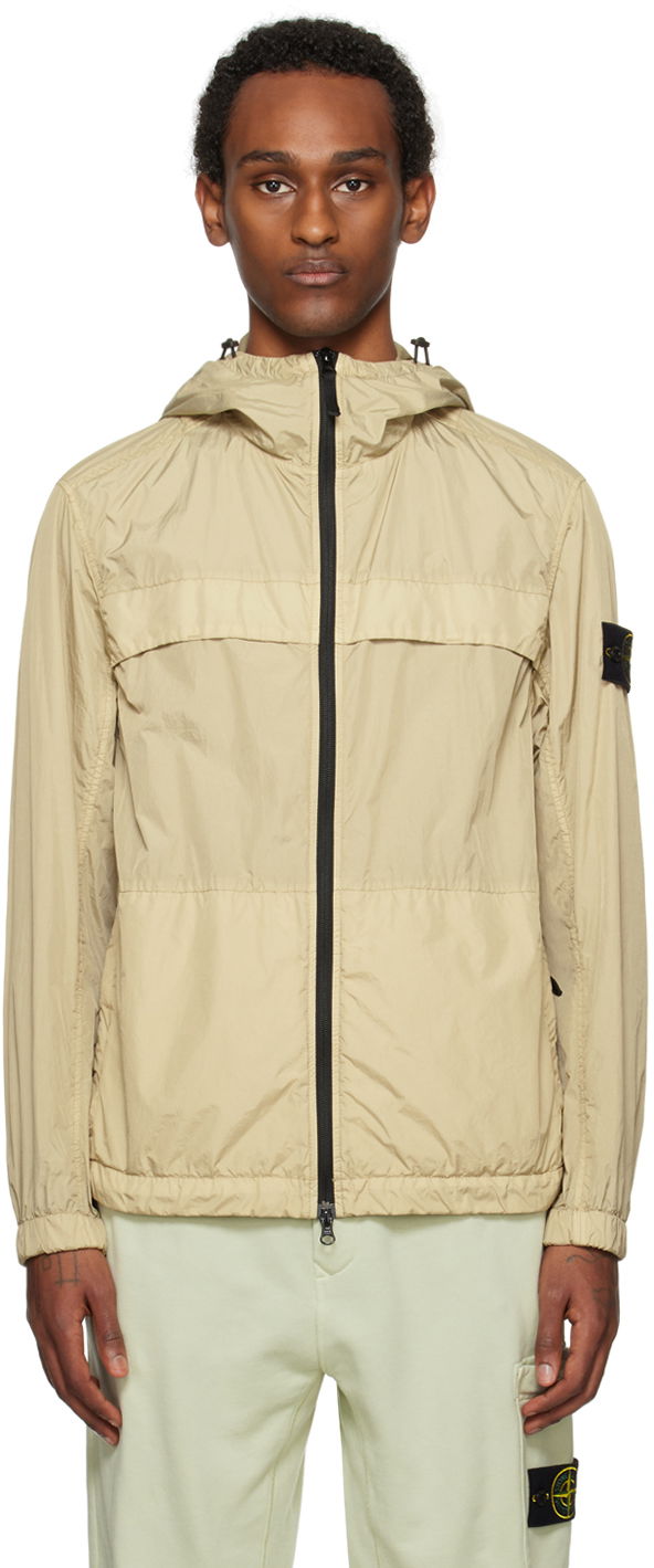 Jakke Stone Island Crinkle Reps R-NY Jacket "Khaki" Beige | 801540922, 0