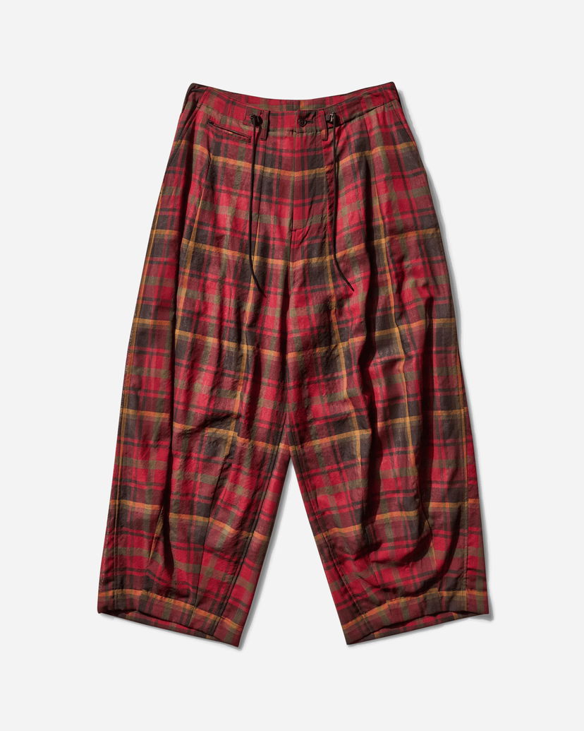 Bukser Needles HD Military Plaid Pants Rød | QV097 A