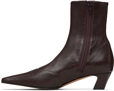 Sneakers og sko Khaite Black 'The Nevada' Stretch Low Boots Sort | F1068-836, 2