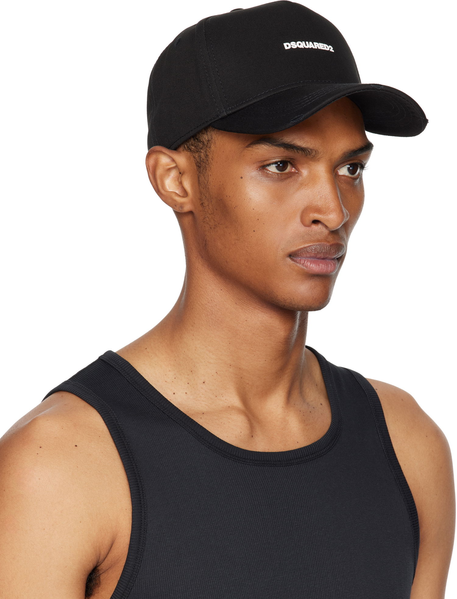 Kasket DSQUARED2 Dsquared2 Mini Logo Baseball Cap Sort | BCM0603_05C00001, 1