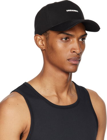 Kasket DSQUARED2 Dsquared2 Mini Logo Baseball Cap Sort | BCM0603_05C00001, 1