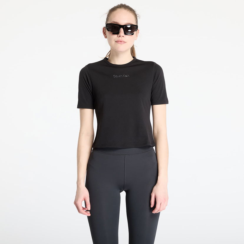Crop top CALVIN KLEIN Calvin Klein Sport Short Sleeve Tee Sort | LVGWS4K238 UB1