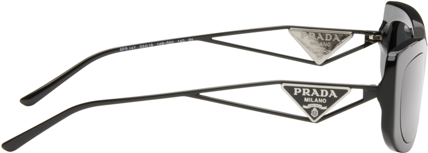 Solbriller Prada Triangle Logo Sunglasses Sort | 0PR 14YS 8056597627375, 1