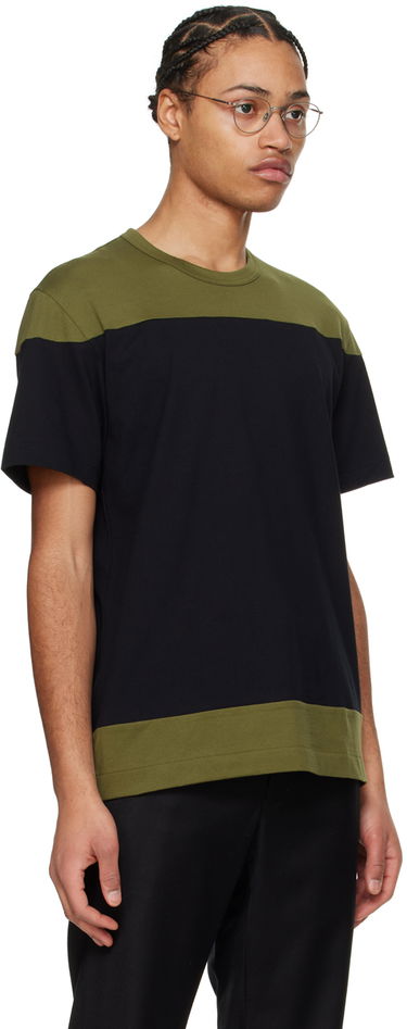 T-shirt Comme des Garçons Homme Deux Paneled T-Shirt Grøn | DM-T014-051, 3