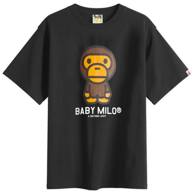 T-shirt BAPE A Bathing Ape Baby Milo T-Shirt, Size Large Sort | 002TEL301001M-BLK