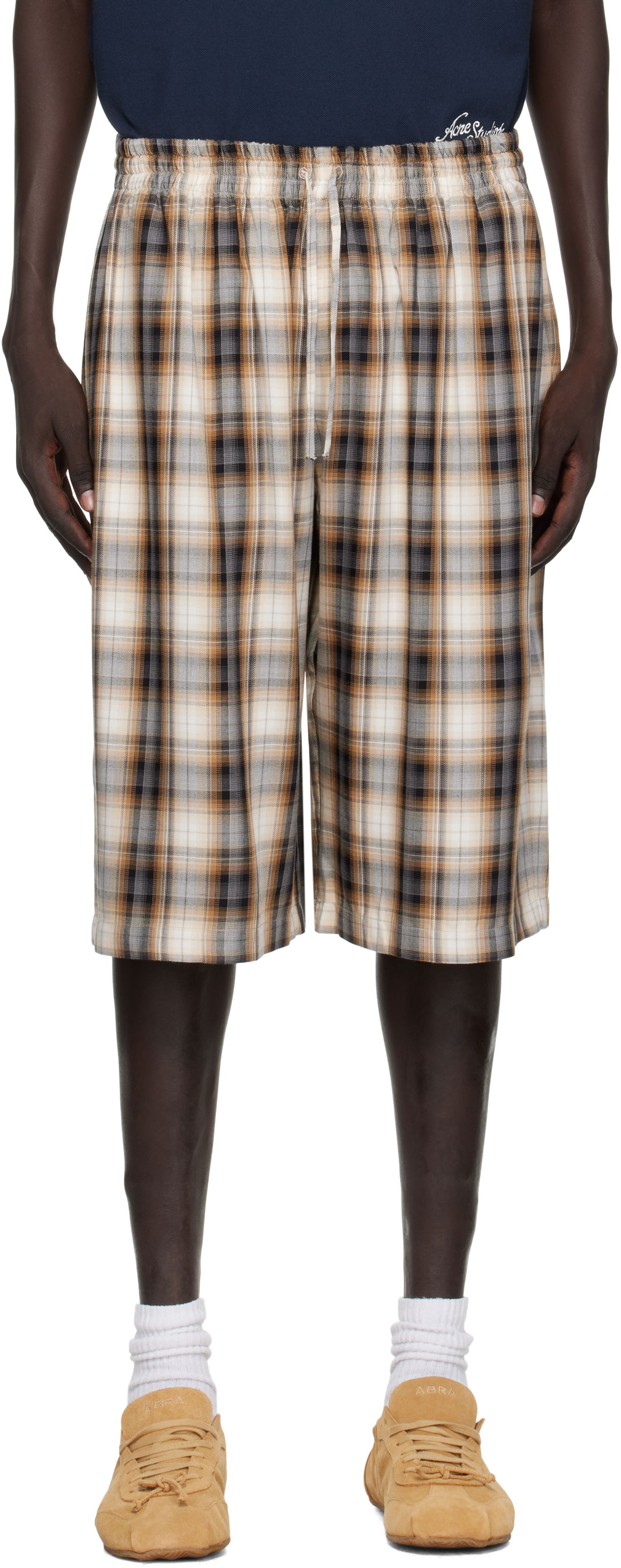 Shorts Acne Studios Acne Studios Check Shorts Flerfarvet | CE0071-, 0