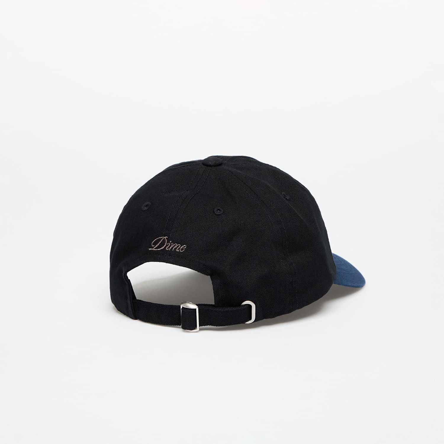 Kasket Dime Cursive Low Pro Cap Black/ Midnight Universal Sort | DIMEFA2455BLK, 1