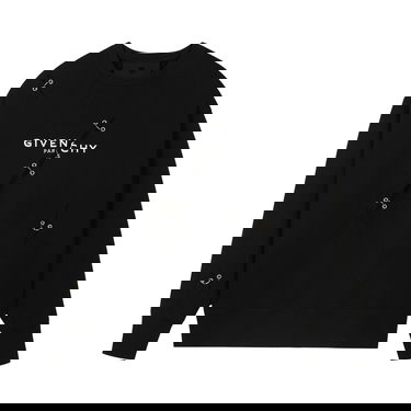 Sweater Givenchy Oversized Crewneck Sort | BMJ0B83Y69 001, 1