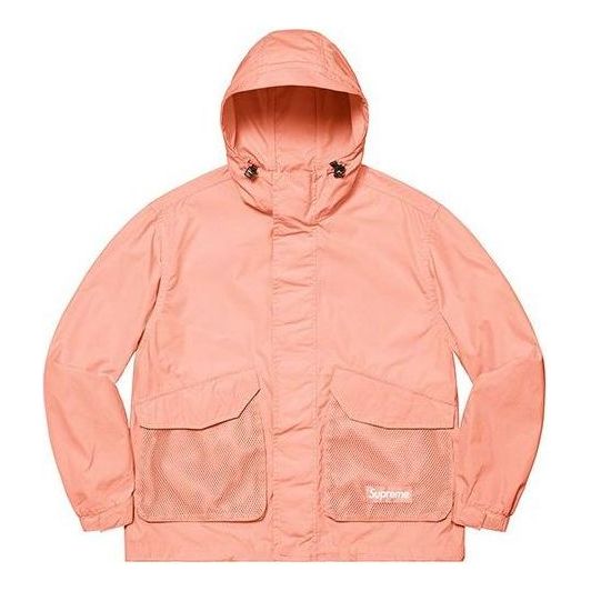 Vindjakke Supreme Cargo Jacket With Mesh Pockets Orange | SUP-SS21-789