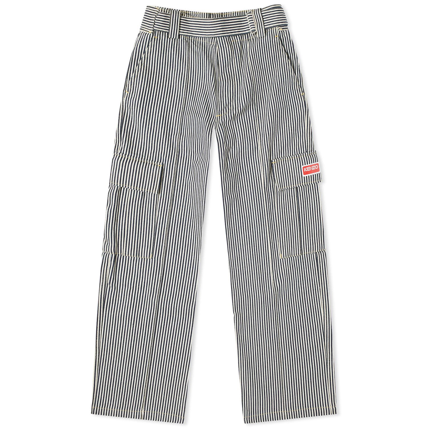 Jeans KENZO Striped Army Straight Jeans Blå | FE58DP3756N1-DM, 0
