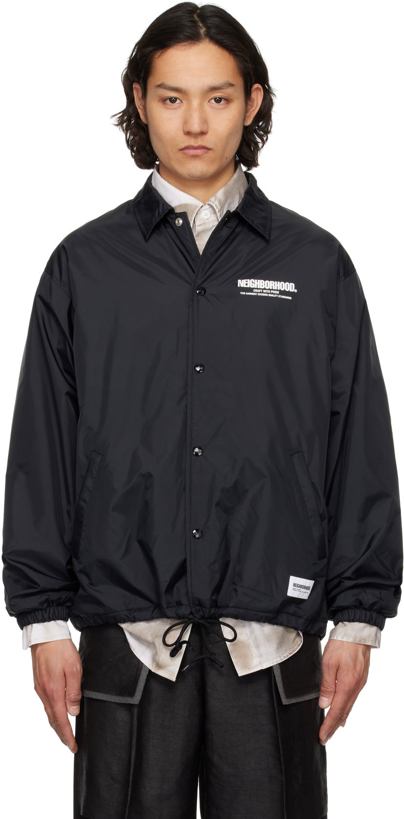 Vindjakke Neighborhood Windbreaker 1 Jacket Sort | 251TSNH-JKM01