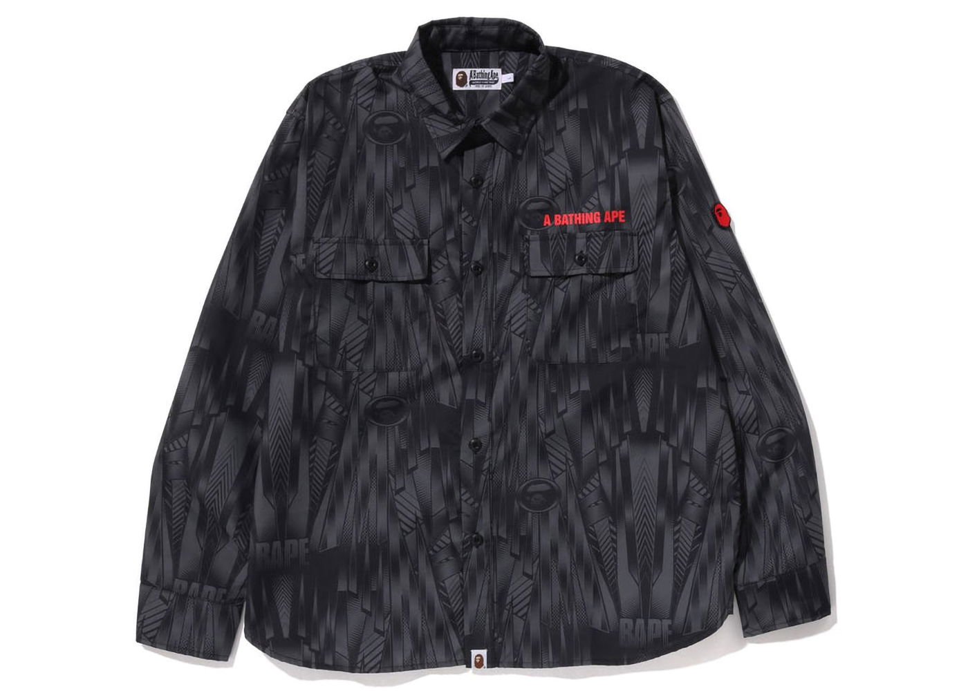 Skjorte BAPE Speed Racer Relaxed Fit Shirt Sort | 1J30-131-003, 0