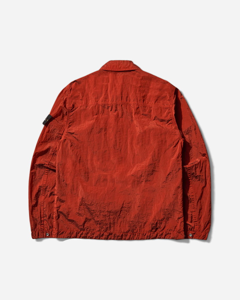Skjorte Stone Island Nylon Metal Overshirt Rød | K2S15-1200031-S0019 V0018