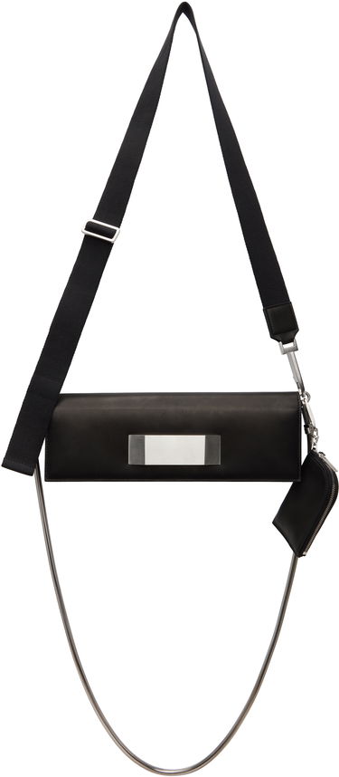 Skuldertaske Rick Owens Rick Owens Hollywood Griffin Baguette Bag with Metal Detail Sort | RO01E7442 LBLWEH, 0
