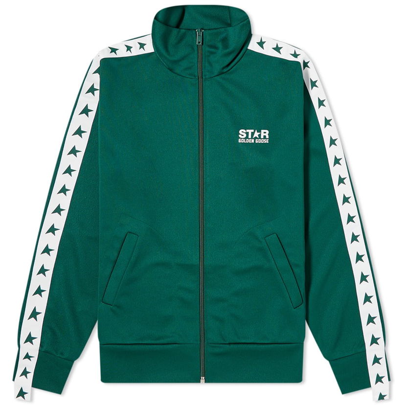 Jakke Golden Goose Golden Goose Star Zipped Track Jacket Grøn | GWP00875-P000520-35825