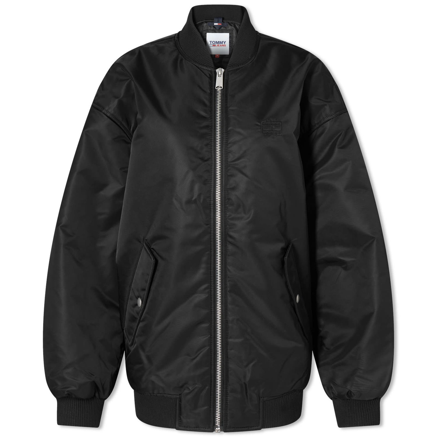 Bomberjakke Tommy Hilfiger Oversize Bomber Jacket Sort | DW0DW16563BDS, 0
