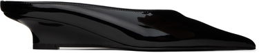 Sneakers og sko TOTEME Sharp Patent Wedge Mules by Sort | 251-WAS0179-LE0091, 0