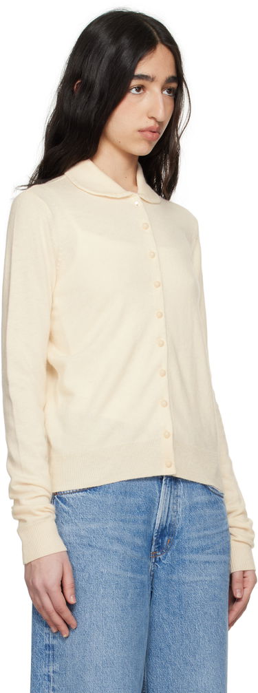 Sweater GUIZIO Guizio Delphine Knit Cardigan Beige | S25119S020, 1