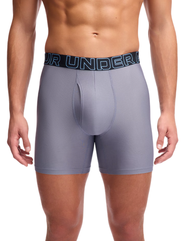 Boksere Under Armour Under Armour SOLID 6in 3-Pack Boxer Shorts Flerfarvet | 1383884-024, 4