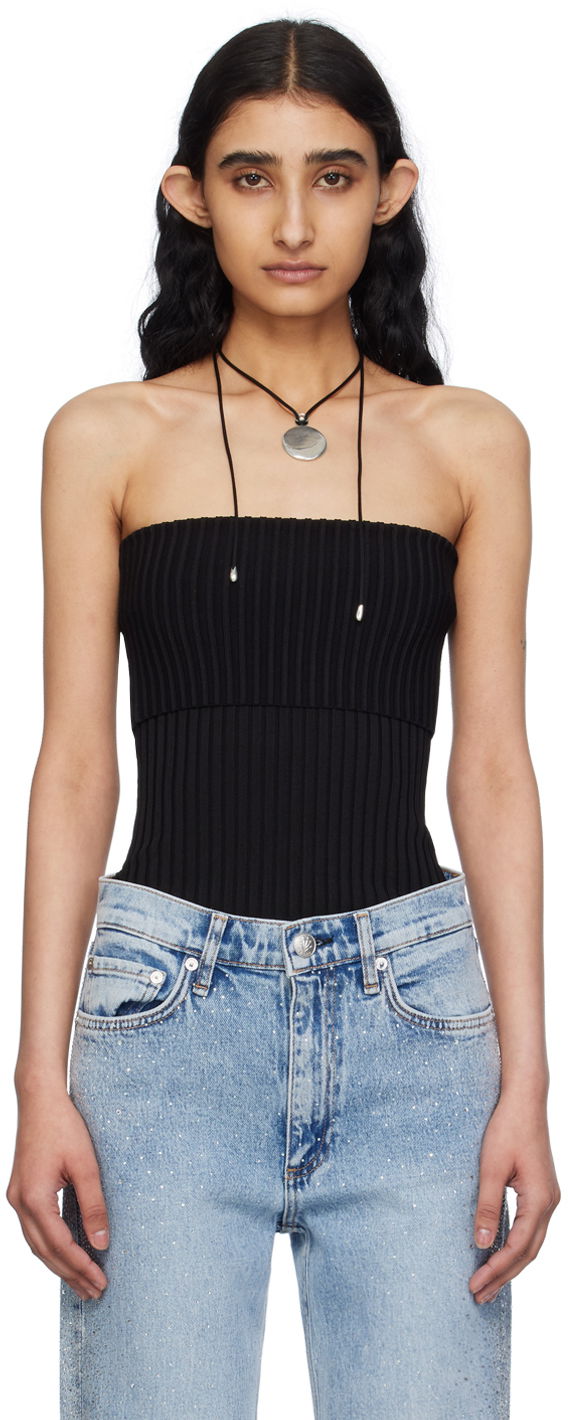 Tanktop rag & bone Kaela Tube Top Sort | WAS24P032WB32, 0