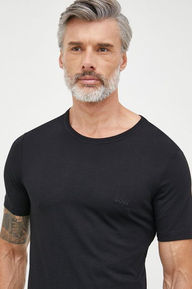 T-shirt BOSS T-Shirt Cotton Sort | 50475284, 0