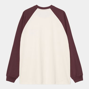 T-shirt Carhartt WIP Carhartt WIP Alston Long Sleeve T-Shirt Bourgogne | I035444_18, 1