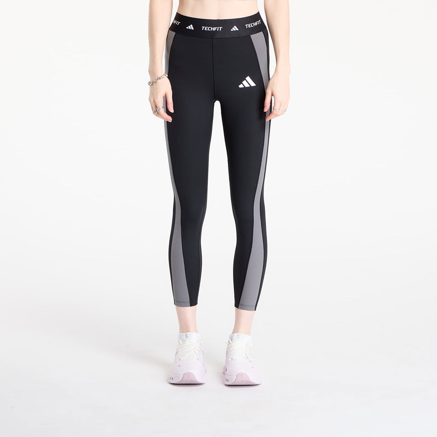 Leggings adidas Performance Techfit Colorblock 7/8 Leggings Sort | JE3652, 0
