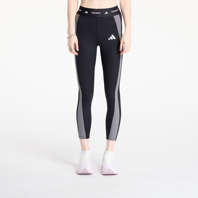 Leggings adidas Performance Techfit Colorblock 7/8 Leggings Sort | JE3652