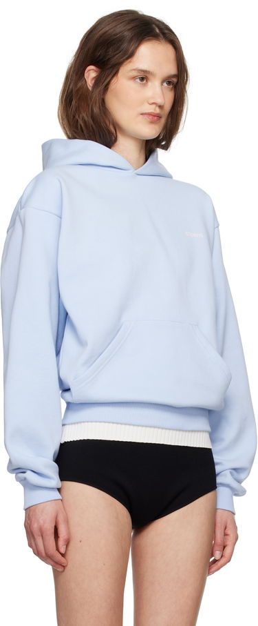 Sweatshirt Coperni Coperni Horn Hoodie Blå | COPJS15BISF5035, 1