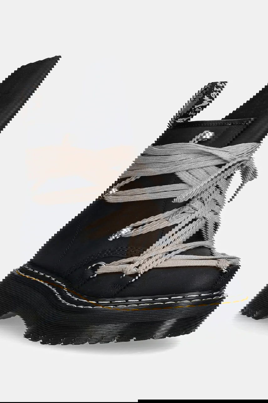 Sneakers og sko Rick Owens Rick Owens DRKSHDW x Dr. Martens 1460 Quad Sole Megalace® Boot Sort | DW02E6812.8001, 0