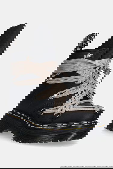 Sneakers og sko Rick Owens Rick Owens DRKSHDW x Dr. Martens 1460 Quad Sole Megalace® Boot Sort | DW02E6812.8001, 0