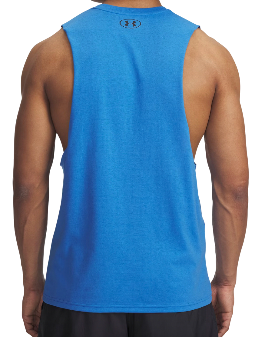 Tanktop Under Armour Left Chest Cut Off Tank Blå | 1329286-402, 1