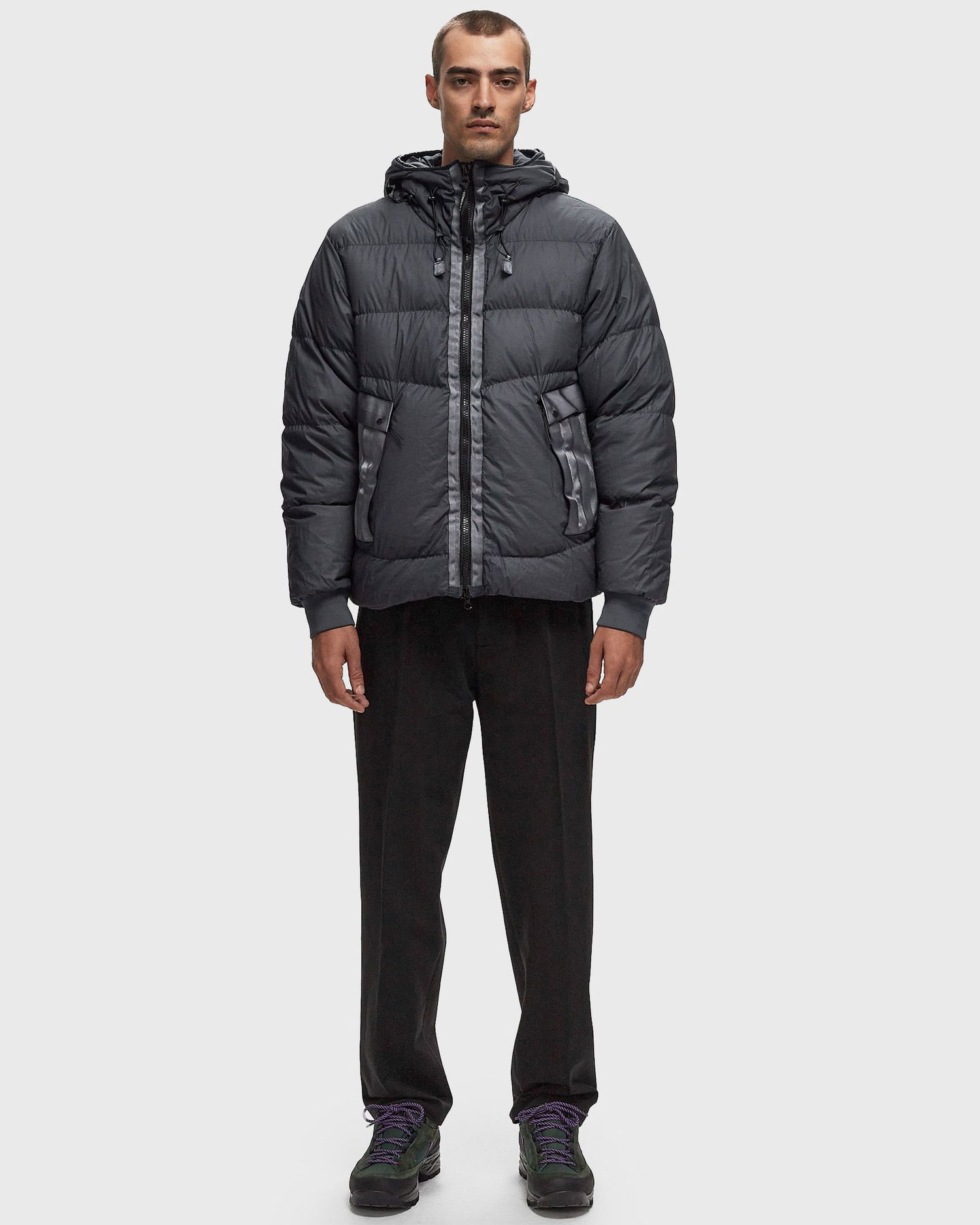 Puffer jakke C.P. Company Puffer Jacket Sort | 17CMOW266A110185G-995, 1