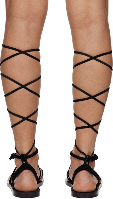 Sneakers og sko ISABEL MARANT Isabel Marant Azzi Suede Gladiator Sandals Sort | SD0254FA-C2A03S, 1