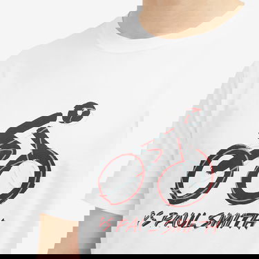 T-shirt Paul Smith PS Paul Smith Bike Graphic T-Shirt, Size Large Hvid | M2R-011R-PP4960-01, 5