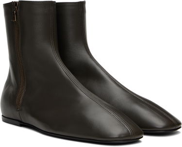 Tøj Dries Van Noten Dries Van Noten Leather Sock Boots Grøn | MS251-1318, 3