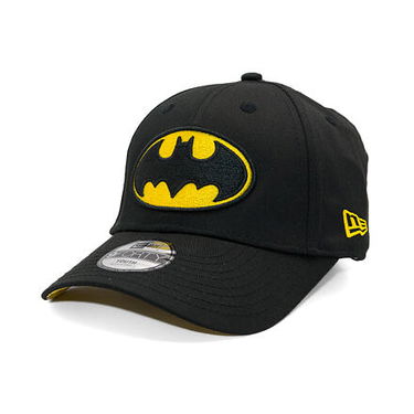 Kasket New Era Youth 9FORTY DC Print Warner Bros. Batman Adjustable Hat Sort | 60667544, 0