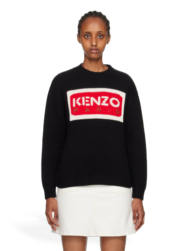 Sweater KENZO Paris Intarsia Sort | FD62PU4313LA