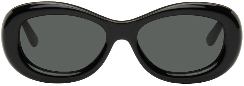 Solbriller Courrèges Oval Sunglasses Sort | 322ALU003AC0006, 0