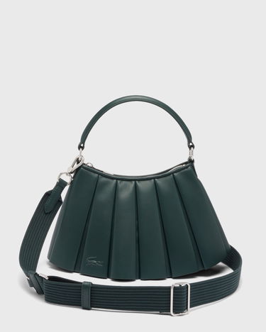 Skuldertaske Lacoste Lacoste LENGLEN Pleated Shoulder Bag Grøn | NU5011DP-946, 1