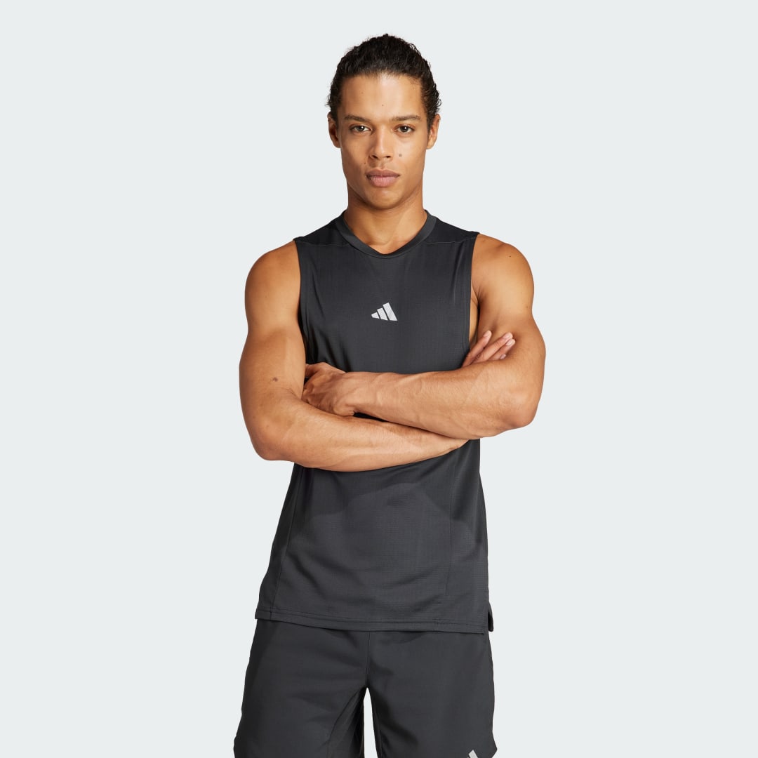 T-shirt adidas Performance Designed for Training Workout HEAT.RDY Top Sort | IS3708, 1