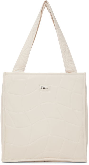 Mulepose Dime Beige Quilted Tote Beige | DIMESP2446TAN, 0