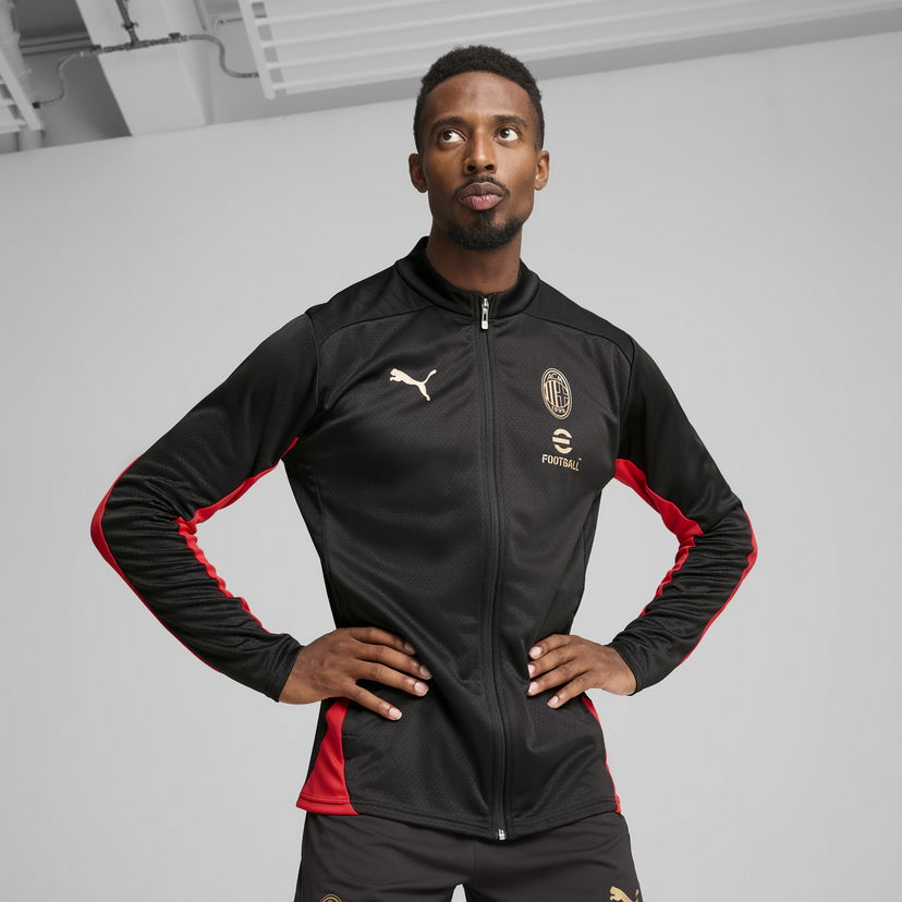 Træningsdragt Puma AC Milan Men's Training Jacket Sort | 777508_04