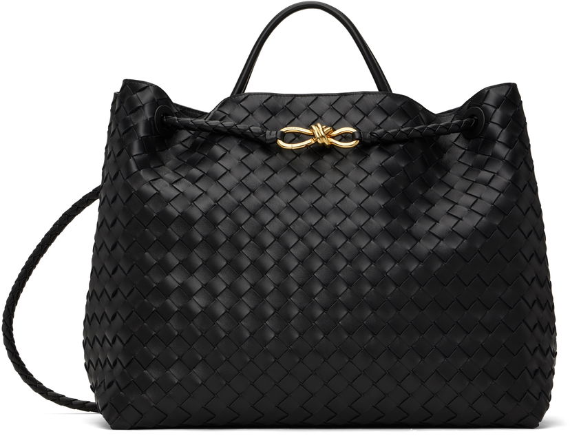 Håndtaske Bottega Veneta Bottega Veneta Large Andiamo Bag Sort | 766019VCPP11139