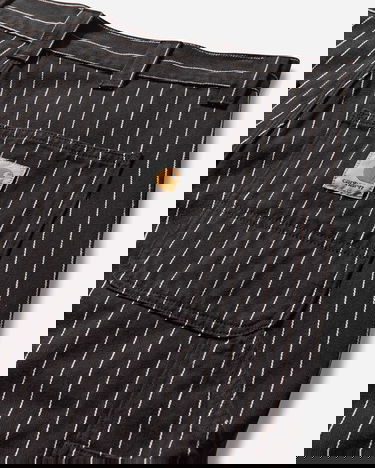 Bukser Carhartt WIP OG Single Knee Seaton Stripe Pants Sort | I034800 2MB02, 4