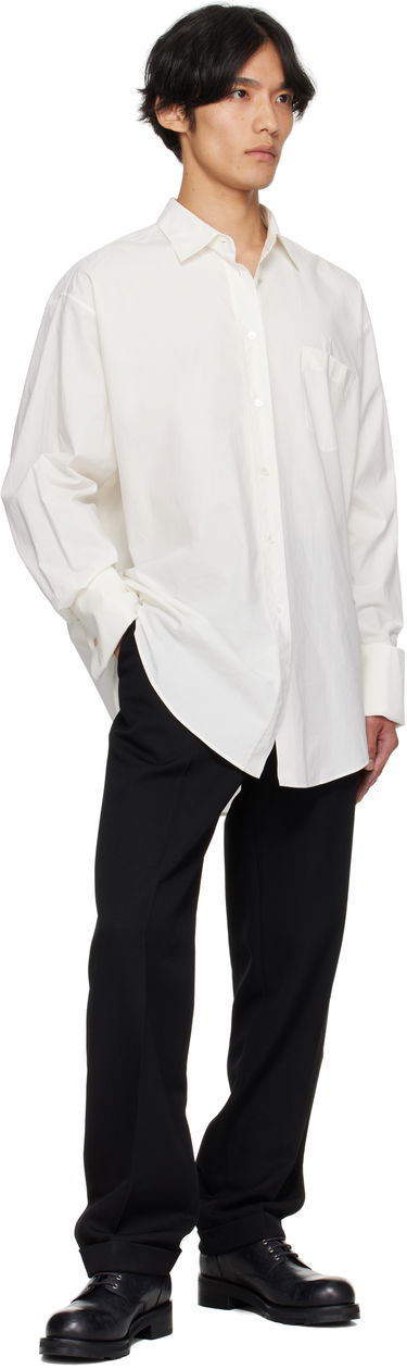 Skjorte The Row The Row Miller Shirt Hvid | 970-W4266, 3