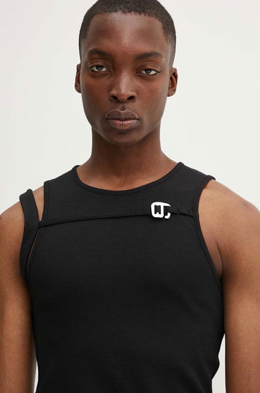 Tanktop HELIOT EMIL Cutout Detail Tank Top Sort | PREAW24.M.09.118, 7