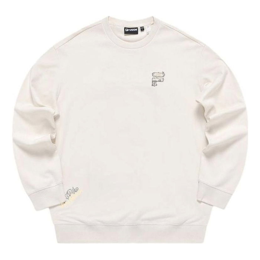 Sweatshirt FILA FUSION Fob Graphic Sweatshirt Hvid | T11U333206F-BG