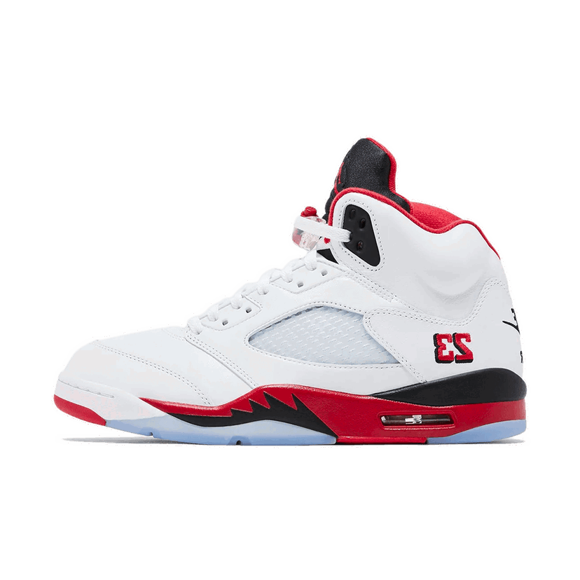 Sneakers og sko Jordan Air Jordan 5 OG 'Fire Red Black Tongue' - 2025 Hvid | HQ7978-101