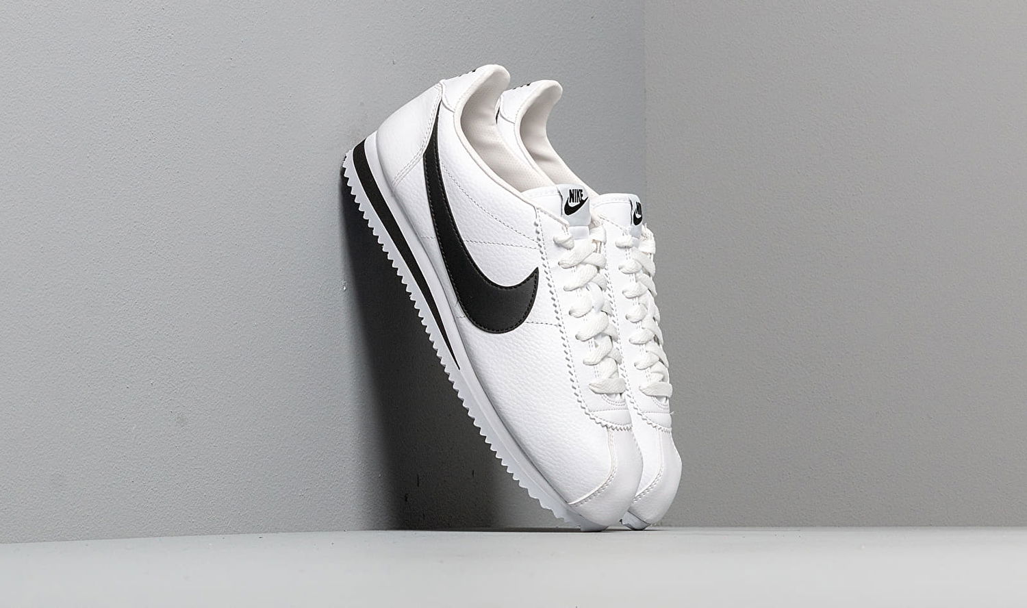 Sneakers og sko Nike Classic Cortez Leather Hvid | 749571-100, 0